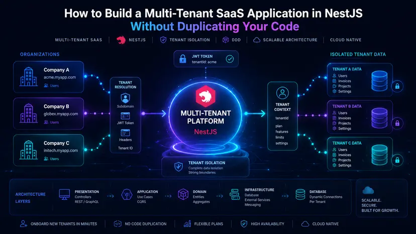 Cómo construir una aplicación SaaS Multi-Tenant en NestJS sin duplicar tu código